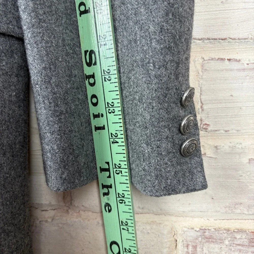 Adams Row 100% Wool Blazer 46R Gray Ivy League Classic‎ Menswear Old Money